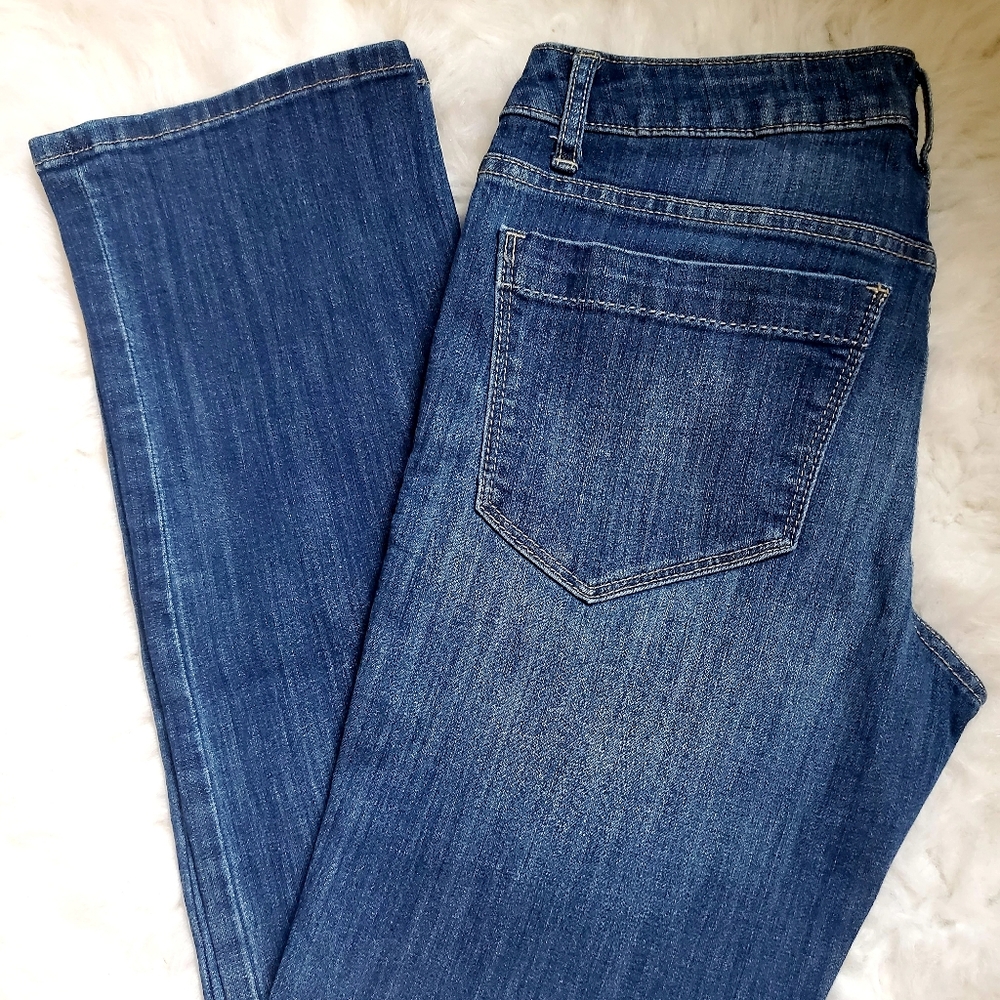 VeraWang roll cuff jeans.